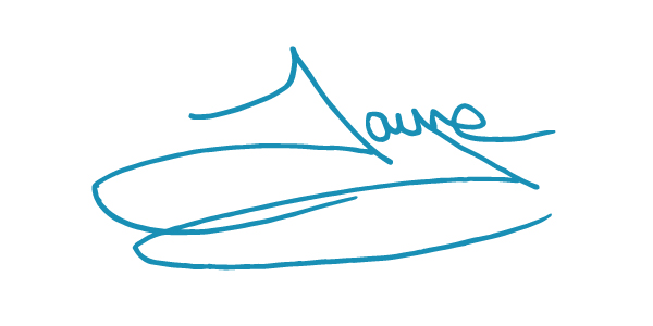 Jayne Packer entrepreneur personal virtual assistant signature.